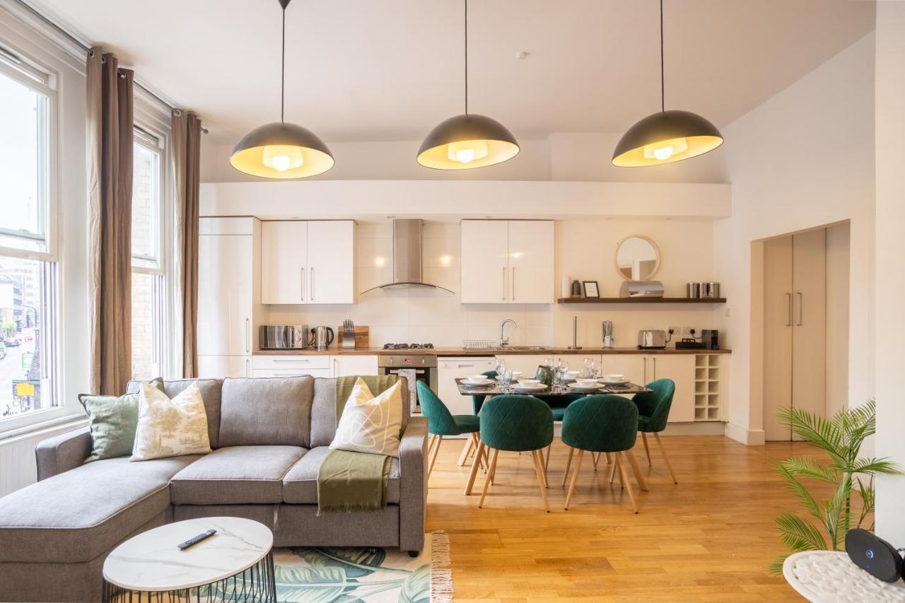Perfect For Business & Corporate Stays - Three Bed With City View Shoreditch 런던 외부 사진